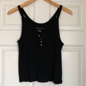 American Eagle Outfitters Strappy Henley Tank